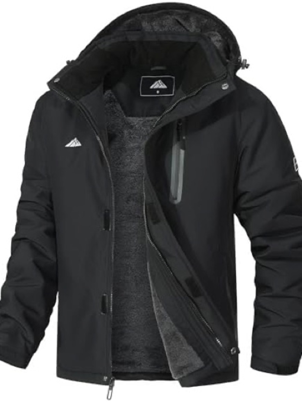 maoyssen men's ski jacket warm winter snow coat L